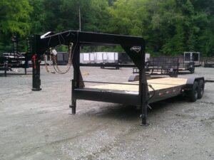 2026 Nolan 7x24 Gooseneck Equipment Trailer Partial Tilt 17K GVWR