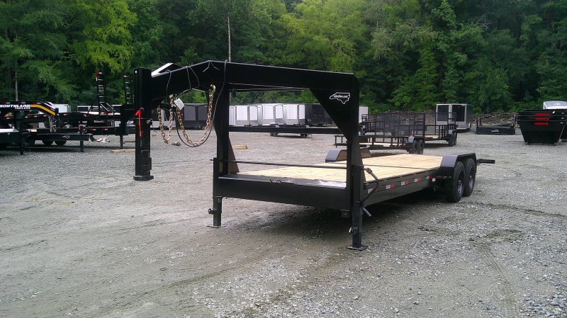 2026 Nolan 7x24 Gooseneck Equipment Trailer Partial Tilt 17K GVWR