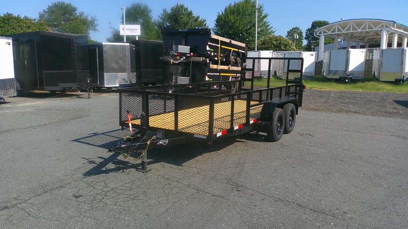 2026 Nolan 6x16 Utility Landscape Trailer 24" Mesh Sides 7K GVWR