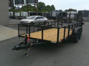 2026 Nolan 7x16 Utility Landscape Trailer 24" Mesh Sides 7K GVWR