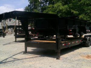 2026 Nolan 7x24 Gooseneck Equipment Trailer Partial Tilt 14K GVWR