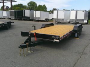 2026 Nolan 7x18 Car Hauler Trailer Wood Deck 10K GVWR