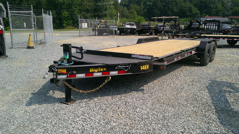 2027 Big Tex 14EH 7x24 Equipment Trailer Mega Ramps 15.4K GVWR
