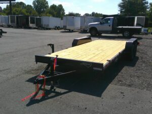 2026 Nolan 7x20 Car Hauler Trailer Wood Deck 7K GVWR