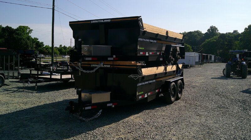 2026 Southland SL714-14K 7x14 Dump Trailer 2' Sides 15K GVWR