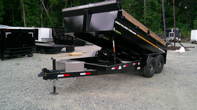 2026 Southland SL714-14K 7x14 Dump Trailer 2' Sides 15K GVWR