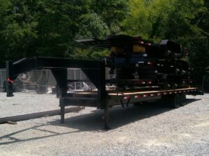 2026 Nolan 8.5x32 Gooseneck Deckover Equipment Trailer 17K GVWR