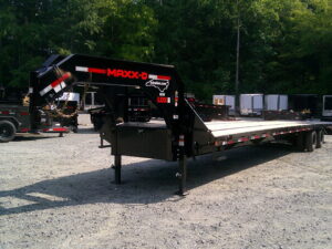 2027 Maxx-D LDX 8.5x40 Gooseneck Deckover Equipment Trailer Maxx-D Out Ramps 25K GVWR