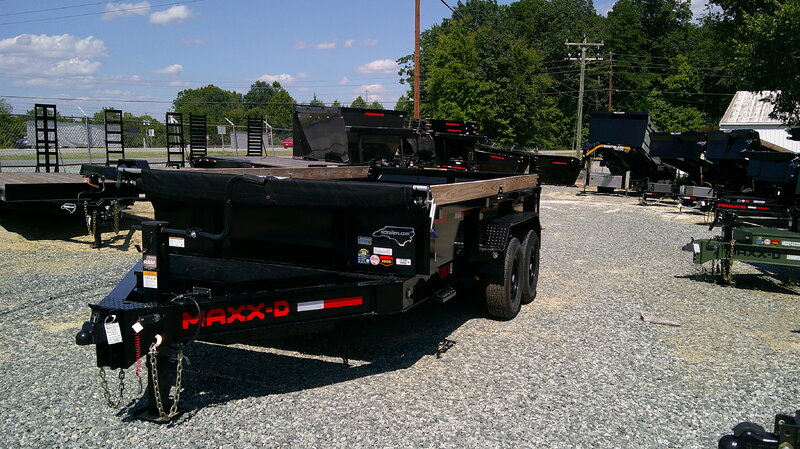2026 Maxx-D DKB 7x14 Dump Trailer 2' Sides 14K GVWR