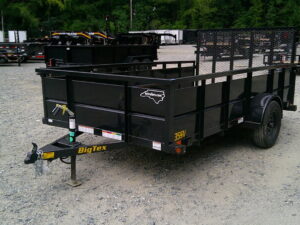 2027 Big Tex 35SA 6.5x12 Utility Landscape Trailer Metal High Sides 3K GVWR