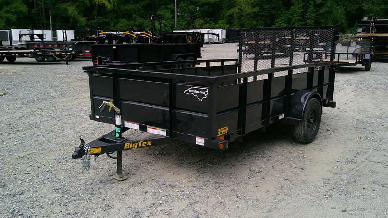 2027 Big Tex 35SA 6.5x12 Utility Landscape Trailer Metal High Sides 3K GVWR