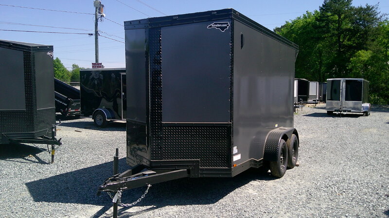 2026 Cynergy 6x12 TA Enclosed Trailer Pro Series with Black out Package and Slant-V Ramp 7K GVWR