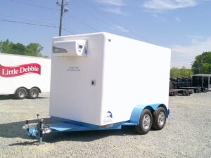 2026 Polar King 6x12 Freezer Refrigerated Trailer Swing Door 7K GVWR