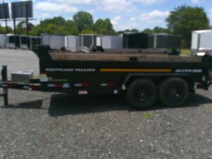 2026 Southland 7x14 Dump Trailer 2' Sides 17K GVWR