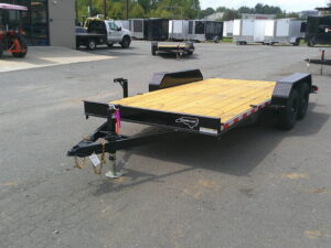 2026 Nolan 7x16 Car Hauler Trailer Wood Deck 7K GVWR