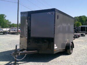 2026 Cynergy 7x10 Enclosed Trailer Blackout Pro Series Ramp 3K GVWR