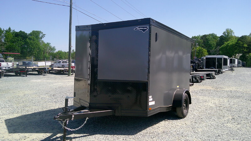 2026 Cynergy 7x10 Enclosed Trailer Blackout Pro Series Ramp 3K GVWR