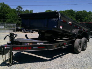 2026 Maxx-D DKB 7x14 Dump Trailer 2' Sides 14K GVWR