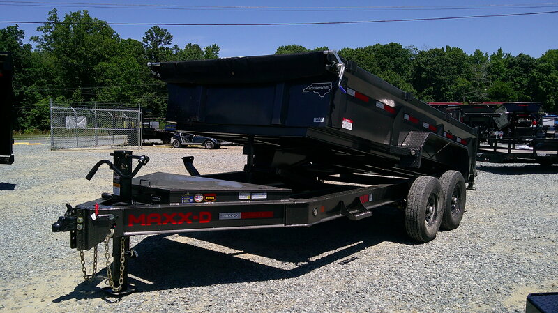 2026 Maxx-D DKB 7x14 Dump Trailer 2' Sides 14K GVWR