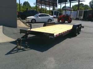 2026 Nolan 7x20 Car Hauler Trailer Wood Deck 7K GVWR