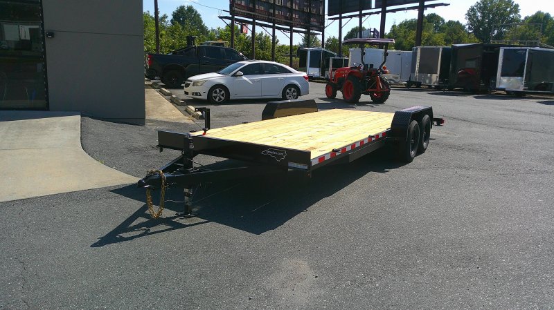 2026 Nolan 7x20 Car Hauler Trailer Wood Deck 7K GVWR