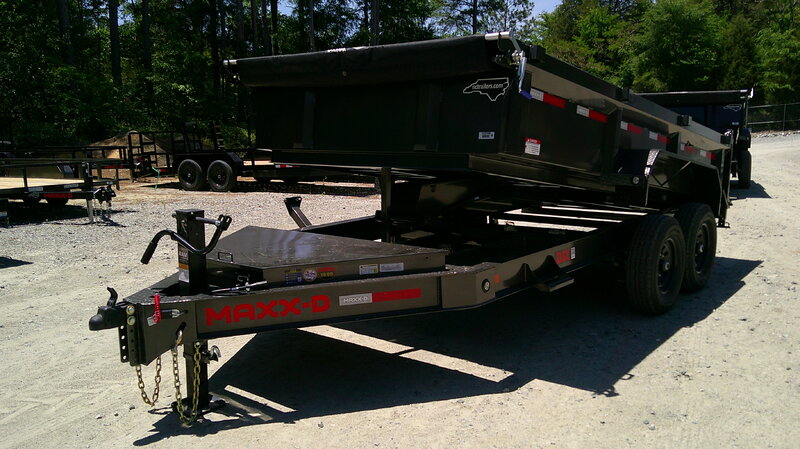 2026 Maxx-D DJX 7x14 Dump Trailer 2' Sides 14K GVWR