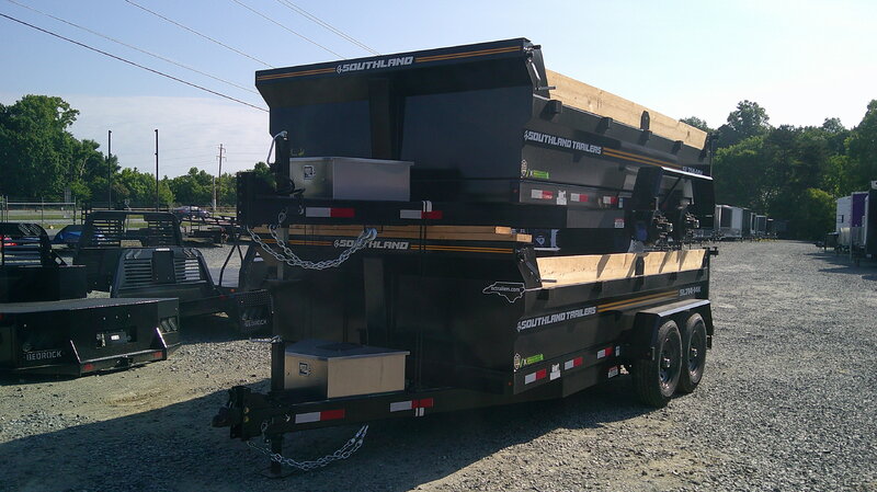 2026 Southland SL714-14K 7x14 Dump Trailer 2' Sides 15K GVWR