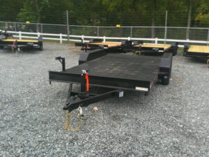 2026 Nolan 7x16 Car Hauler Trailer Metal Deck 7K GVWR