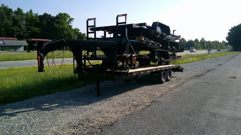 2026 Nolan 8.5x24 Gooseneck Deckover Equipment Trailer 17K GVWR
