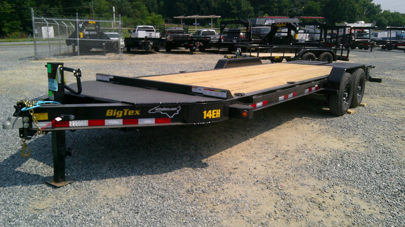 2027 Big Tex 14EH 7x22 Equipment Trailer Mega Ramps 15.4K GVWR