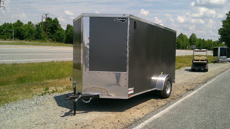 2026 Quality Cargo 6x12 Enclosed Trailer STD Ramp 3K GVWR