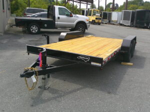 2026 Nolan 7x16 Car Hauler Trailer Wood Deck 7K GVWR