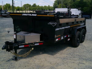 2026 Southland SL612-11K 6x12 Dump Trailer 2' Sides 11K GVWR