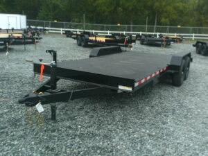 2026 Nolan 7x18 Car Hauler Trailer Metal Deck 10K GVWR