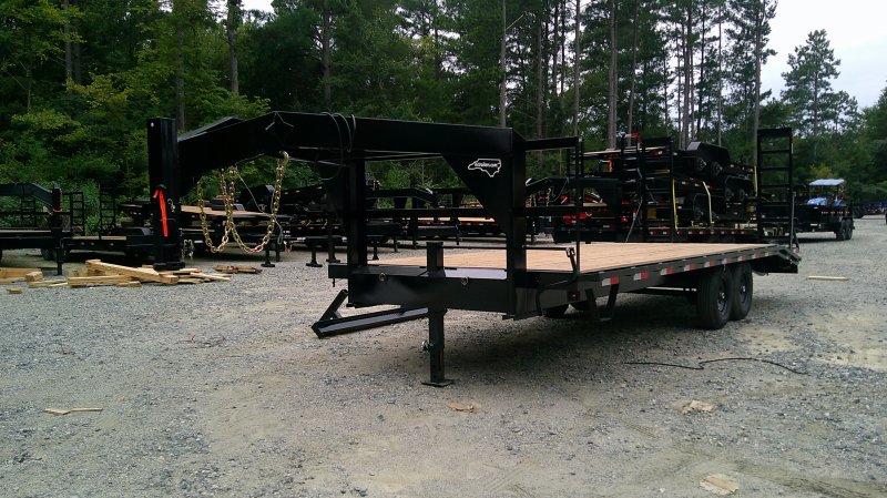 2026 Nolan 8.5x24 Gooseneck Deckover Equipment Trailer 17K GVWR
