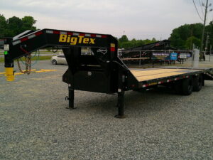 2027 Big Tex 22GN 8.5x25 Gooseneck Deckover Equipment Trailer Mega Ramps 24K GVWR