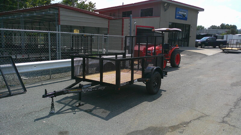 2026 Superior Trailers of GA 5x8 Utility Landscape Trailer 24" Mesh 3K GVWR