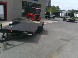 2026 Nolan 7x16 Car Hauler Trailer Metal Deck 7K GVWR