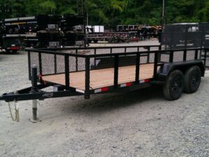 2026 Nolan 6x16 Utility Landscape Trailer 24" Mesh Sides 7K GVWR