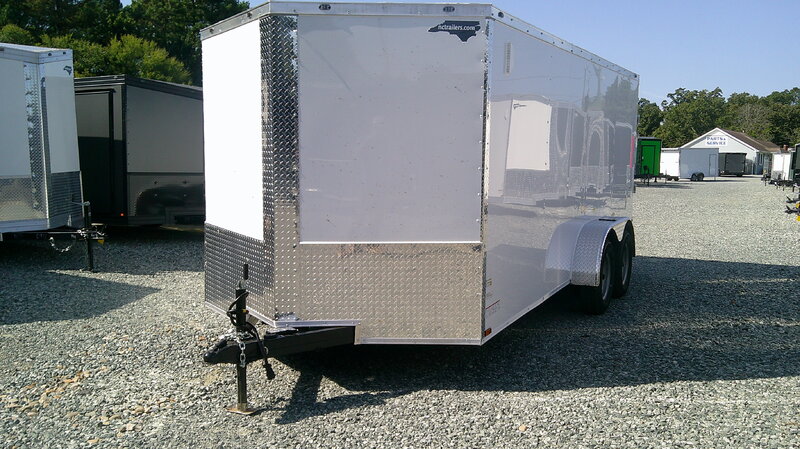 2026 Cynergy 7x16 Enclosed Trailer STD Ramp 7K GVWR
