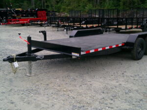2026 Nolan 7x16 Car Hauler Trailer Metal Deck 7K GVWR