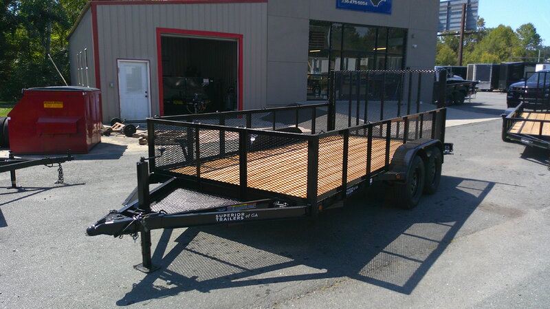2026 Superior Trailers of GA 6.5x14 Utility Landscape Trailer 24" Mesh 7K GVWR