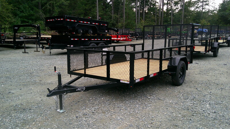 2026 Nolan 6x12 Utility Landscape Trailer 24" Mesh 3K GVWR