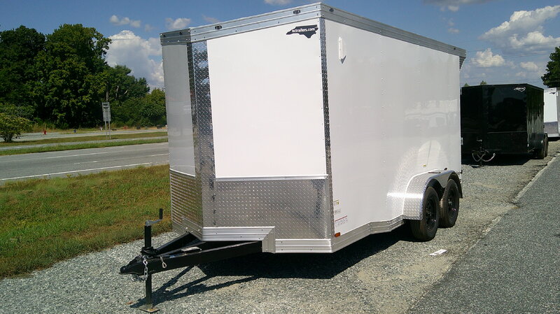 2026 Cynergy 7x14 Enclosed Trailer Pro Series Slant-V Ramp 7K GVWR