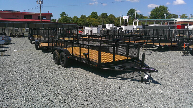 2026 Superior Trailers of GA 6x16 Utility Landscape Trailer 24" Mesh Sides 7K GVWR