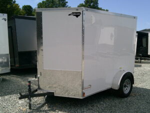 2026 Quality Cargo 6x8 Enclosed Trailer STD Swing 3K GVWR