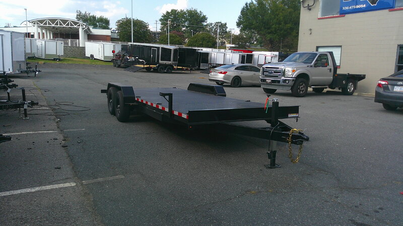 2026 Nolan 7x20 Car Hauler Trailer Metal Deck 10K GVWR