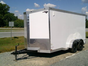 2026 Cynergy 7x14 Enclosed Trailer Pro Series Slant-V Ramp 7K GVWR
