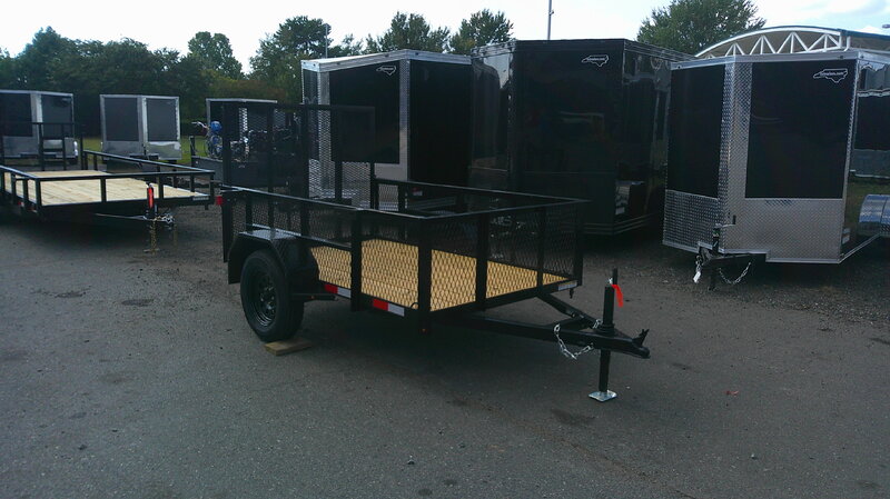 2026 Nolan 5x8 Utility Landscape Trailer 24" Mesh 3K GVWR