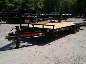 2027 Maxx-D DOX 8.5x22 Equipment Deckover Trailer MaxxD-Out Ramps 14K GVWR